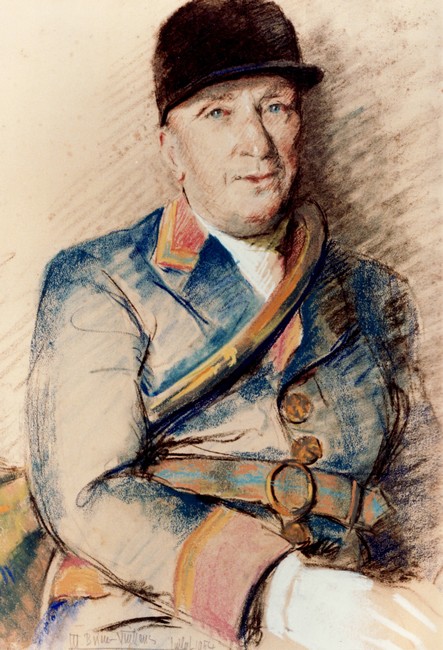 Portrait de Maurice Loubet - Don de M. A.-P. Baudesson à la Société de Vènerie